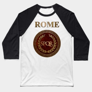 Rome SPQR Symbol of the Roman Empire Baseball T-Shirt